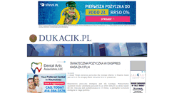 Desktop Screenshot of dukacik.pl